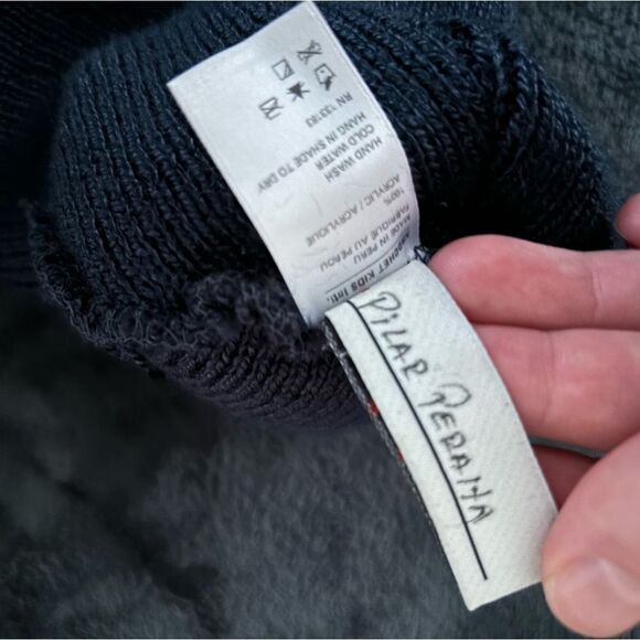 Krochet Kids International Beanie Brown and Navy Blue - Picture 4 of 5